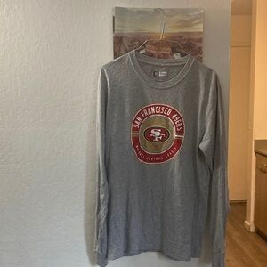 Team Apparel Gray San Francisco Long Sleeve Shirt